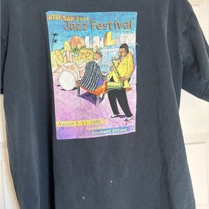 Vintage San Jose Jazz Festival 2000 T-Shirt Distressed